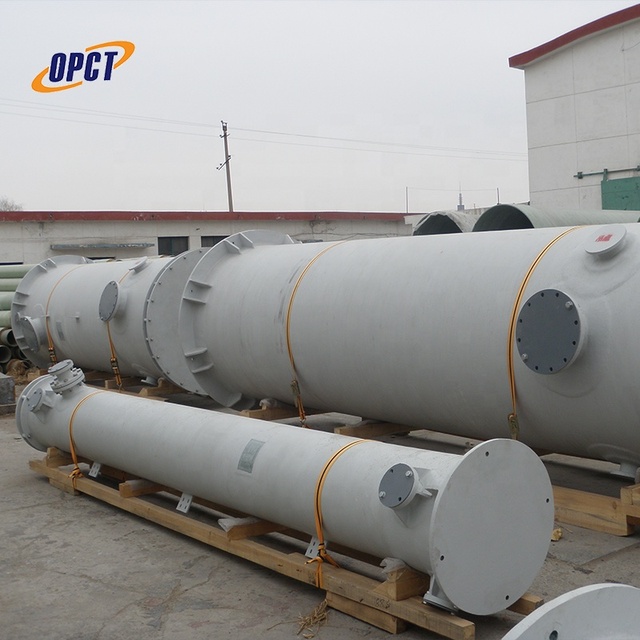 FRP Packed Scrubber Tower, GRP Fiberglass Absorption Column for Industrial Waste Gas Purification