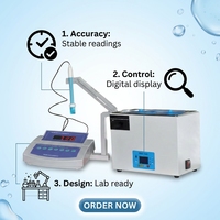 Testeur d'acides et de bases hydrosolubles pour produits pétroliers GB/T259 ADDITION Lab, dispositif de test de valeur pH avec chauffage en bain-marie