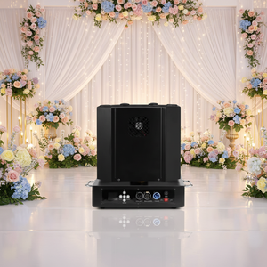 آلة شرارة دوارة SITERUI بقوة 1200 واط للتأثيرات المسرحية مع تحكم عن بعد وتحكم DMX، جهاز إضاءة باردة للحفلات والأعراس والعروض - Product Image 2