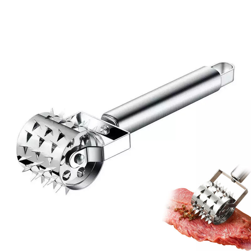 Stainless Steel Meat Tenderizer Roller Hammer Mallet For Steak Beef Chicken Tool Stainless Steel Meat Tenderizer Roller Hammer M P 43363999