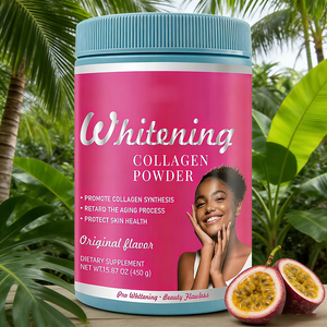 Fórmula de etiqueta personalizada, productos de belleza, polvo de colágeno para blanquear la piel para adultos, no para mujeres embarazadas, 450g por botella - Product Image 4