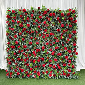 Fondo de pared de <span class=keywords><strong>girasol</strong></span> artificial hecho a mano soleado girasoles vibrantes de tamaño mixto para bodas terrazas eventos y graduaciones - Product Image 2