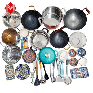 Set di pentole in alluminio Zagumi all'ingrosso, bicchieri usa e getta, stoviglie in melamina, prodotti per la cucina, esportazione all'ingrosso direttamente dalla fabbrica. - Product Image 1