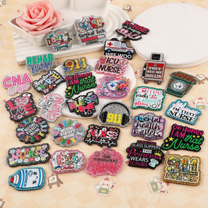 Custom Teacher Badge Reel Notebook Student Acrylic Badge Accessories for <b>Id</b> Card Badge Ree <b>Holder</b> Acrylic flat back - Product Image 2