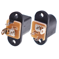 Conector DC017, Conector de Alimentación CC, Toma de Corriente CC de 5.5MM*2.1MM / 5.5MM*2.5MM, Conector Hembra DC-017