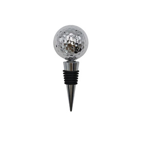Silver Golf Bottle Stopper Vacuum Seal Leak Proof Freshness Preservative Portable Wine Stoppers - Product Image 3