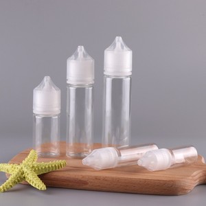 Botella de Plástico PET Transparente con Gotero, a Prueba de Niños, con Diseño de Unicornio, para Aceite para Ojos, 10ML/15ML/30ML/50ML/60ML/70ML/100ML/120ML - Product Image 3