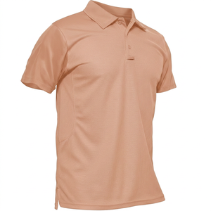 Polo de Golf Personalizado de Secado Rápido |   Tela Elástica en 4 Direcciones de Poliéster y Spandex |   Camiseta Deportiva Ajustada para Hombre - Product Image 1