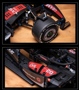 Coche de Carreras F1 a Escala 1:8, Juguete Educativo de Bricolaje con Plástico PVC y 1432 Piezas, Modelo de Coche Mecánico para Ensamblar, para Mayores de 14 Años - Product Image 6