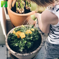 Kit d'outils de jardinage pour enfants, ensemble d'outils de jardinage pour enfants, kit de jardinage en bois pour enfants