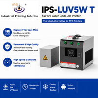 Machine de marquage laser UV IPS-LUV5W T 5W, remplacement TTO, imprimante de codage industrielle 355nm pour date, lot, code QR