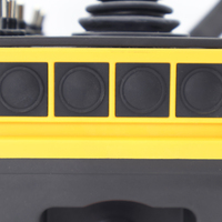 Joystick Universal Recargable con Botones en la Parte Superior, Control Remoto Inalámbrico Industrial, Receptor de Conexión Multipin
