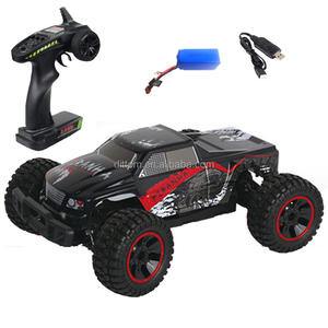 سيارة تسلق الصخور بدون فرشاة فائقة الأداء رباعية الدفع للطرق الوعرة بمقياس 1:10 مع تحكم عن بعد 2.4 جيجا هرتز وعجلات كبيرة للصحراء (سرعة 48 كم/ساعة) - Product Image 1