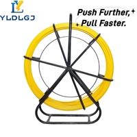 Tige de guidage en fibre de verre YILI 4/6 mm, tire-câble FRP avec marques de mesure, tige légère non conductrice pour câblage électrique