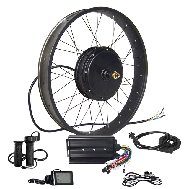 Best Selling 48v 72v 2000w 3000w 5000w 8000w Direct Drive Hub Ebike Conversion Rear Hub Kit