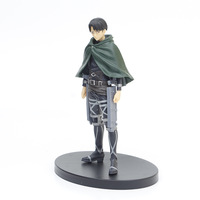 XRH Figurine d'anime Attack on Titan, Géante Eren Mikasa Ackerman Armin Erwin Smith, Collection de jouets éducatifs pour enfants, 16 cm