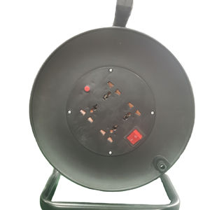 فارغة بكرة كابل 4 مآخذ الأسود طبل 25M/30M/50M الأوروبية الطاقة كابل بكرة مع التوصيل تمديد الحبل الألمانية نوع - Product Image 3