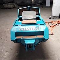 Petit bateau de surf électrique, petit bateau en alliage d'aluminium, jet kart, bateau 10KW