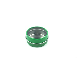 Factory Direct Mini Round Tin <b>Box</b> Small Food Grade <b>Metal</b> Tin Can for Lip Balm Lipstick Cosmetic Sample Storage - Product Image 4