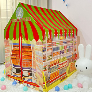 <span class=keywords><strong>Tenda</strong></span> Gioco Pieghevole <span class=keywords><strong>per</strong></span> Bambini da Interno ed Esterno, Casetta Gioco <span class=keywords><strong>per</strong></span> Supermercato, Regalo di Compleanno <span class=keywords><strong>per</strong></span> Bambini - Product Image 4
