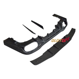 P Style Carbon Fiber Rear Diffuser Bumper <b>Lips</b> Canards <b>Splitters</b> Flaps for Mercedes Benz W118 Auto Tuning - Product Image 4