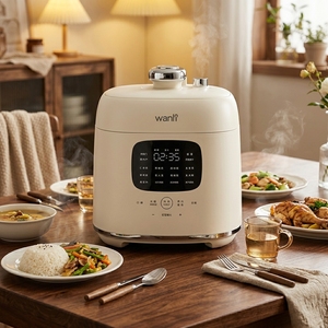 Cuisinière multifonctionnelle 2L à cuisson rapide avec écran LED et 10 programmes automatiques, contrôle numérique, température précise et - Product Image 3