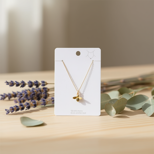 Collar de Acero Inoxidable con Colgante de Abeja Angelina, Cadena de Serpiente Chapada en Oro, Diseño de Insecto Bonito, Joyería de Regalo Unisex, 12 mm - Product Image 3