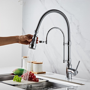 Pinze in ottone pieno per la depurazione delle acque <span class=keywords><strong>rubinetto</strong></span> a molla a molla rubinetti da cucina rubinetti per lavabo a freddo e caldo cucina - Product Image 5