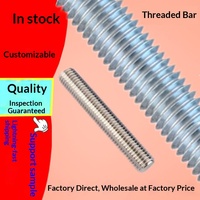 Hot-dip Galvanized Threaded Rod Full Thread Stud Bolt M6-M36 1m 2m 3m Metric