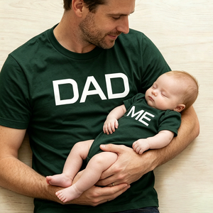 Produttore all'Ingrosso di Pigiami per Bambini Hongbo, T-Shirt Personalizzate con Stampa per Papà e Figlio, Completi Coordinati - Product Image 3
