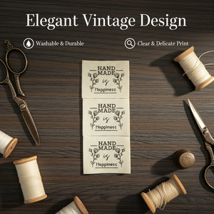 Wholesale Non-Woven Washable Sew on Private Design Custom Brand <b>Name</b> Machine Woven Loop <b>Labels</b> for T-shirts - Product Image 5