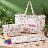 Sac de voyage Mahjong, ensemble de sacs de transport Mahjong, sac pour plateau de Mahjong américain, sac de rangement pour tuiles de Mahjong