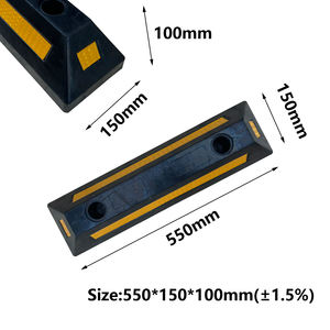 Meta Rubber Heavy-Duty 550*150*100Mm Rubberen Autopstopper Voor Parkeergarages En Rijbaangebruik - Product Image 2