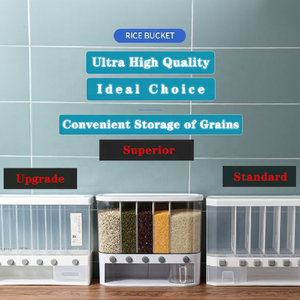 食品保存箱2023トッププラスチックシリアルディスペンサー保存箱キッチン食品穀物米容器 - Product Image 4