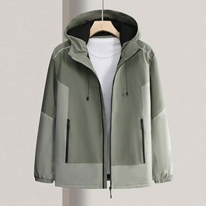 Blouson Imprimé Personnalisé à Capuche pour Homme – Imperméable, Décontracté, Respirant, Grande Taille, Idéal pour l'Extérieur et l'Entraînement - Product Image 3