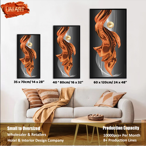 Arte de Pared Vertical de Cristal Geométrico para Pasillo de Entrada de Fábrica, Decoración de Interiores Art <span class=keywords><strong>Deco</strong></span>, Impresión Nórdica Brillante para Colgar en Hoteles - Product Image 5
