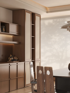 Recommend Luxury-Style Solid Wood Dining Table and <strong>Sideboard</strong> for Combined Use <strong>in</strong> Living Room and <strong>Kitchen</strong> Storage Cabinets - Product Image 2