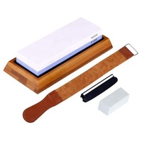 Kit de pierre à aiguiser 4 en 1 de haute qualité pour aiguiser les couteaux grain 2 côtés 1000/6000 1000/3000 400/1000 3000/8000 ensemble de pierres à aiguiser