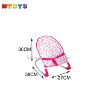 Ensemble de poussette, lit et chaise en plastique 3 en 1 pour poupée avec poupée de 12 pouces qui boit et fait pipi, jeu d'imitation pour enfants d'âge préscolaire