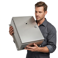 Caja de Distribución Impermeable de Acero Inoxidable 304 para Montaje en Pared Interior/Exterior, Personalizada por el Fabricante, con Clasificación IP65, Modelo 001