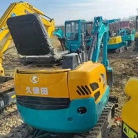 Excavadora Kubota20 en Buen Estado, Mini Excavadora Usada de 2 Toneladas de Japón en Venta, U15 U17 U25 U30 Kubota U20 Kubota 20