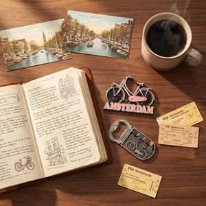 Wholesale Die Cut 3D Alloy Eco-Friendly Metal Refrigerator Magnets Custom Country Tourism Souvenirs - Product Image 2