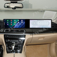 Autoradio ZWNAV 12,3+12,3 pouces pour BMW Série 7 2009-2012, CarPlay sans fil, navigation GPS, lecteur multimédia vidéo, écran d'affichage