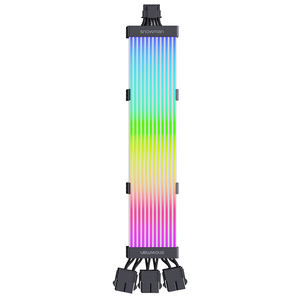 Sneeuwpop <span class=keywords><strong>3</strong></span>*8-Pins Tot 12 + 4-Pins Zwart Adresseerbare Led Verlichting Argb Kabels Pc Gpu Gaming Computer Gaming Hoesjes 5V 3pin Rgb Sync - Product Image 1