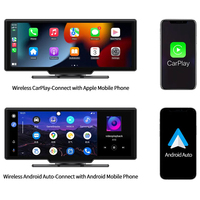 Universel Portable 10.26 pouces voiture stéréo Carplay Android Auto voiture stéréo DVD degré Rotation lecteur autoradio