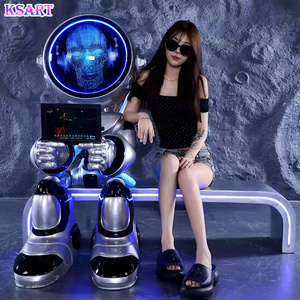 Trendy Cyberpunk que emite luz galvanoplastia robot escultura <span class=keywords><strong>Mei</strong></span> Chen tema Paisaje gran resina artesanía Decoración - Product Image 3