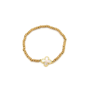 Fashion <b>Beaded</b> <b>Bracelet</b> 316L Stainless Steel PVD <b>Gold</b> Plating Sustainable Resistant Jewelry - Product Image 2