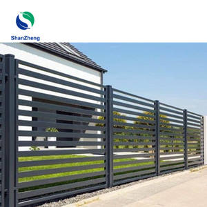 Aluminum Horizontal Slat Fencing for Garden Yard Balcony <strong>Modern</strong> <strong>Fence</strong> Home <strong>Ideas</strong> - Product Image 6