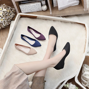 Nouvelles sandales plates pointues à la mode, confortables, antidérapantes, pour l'automne et l'été, décontractées, à enfiler, professionnelles, à talons bas - Product Image 3