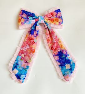 Nieuwe stijl haarclip voor meisjes, zomerse lange strik-stijl haarspeldjes voor meisjes - Product Image 5